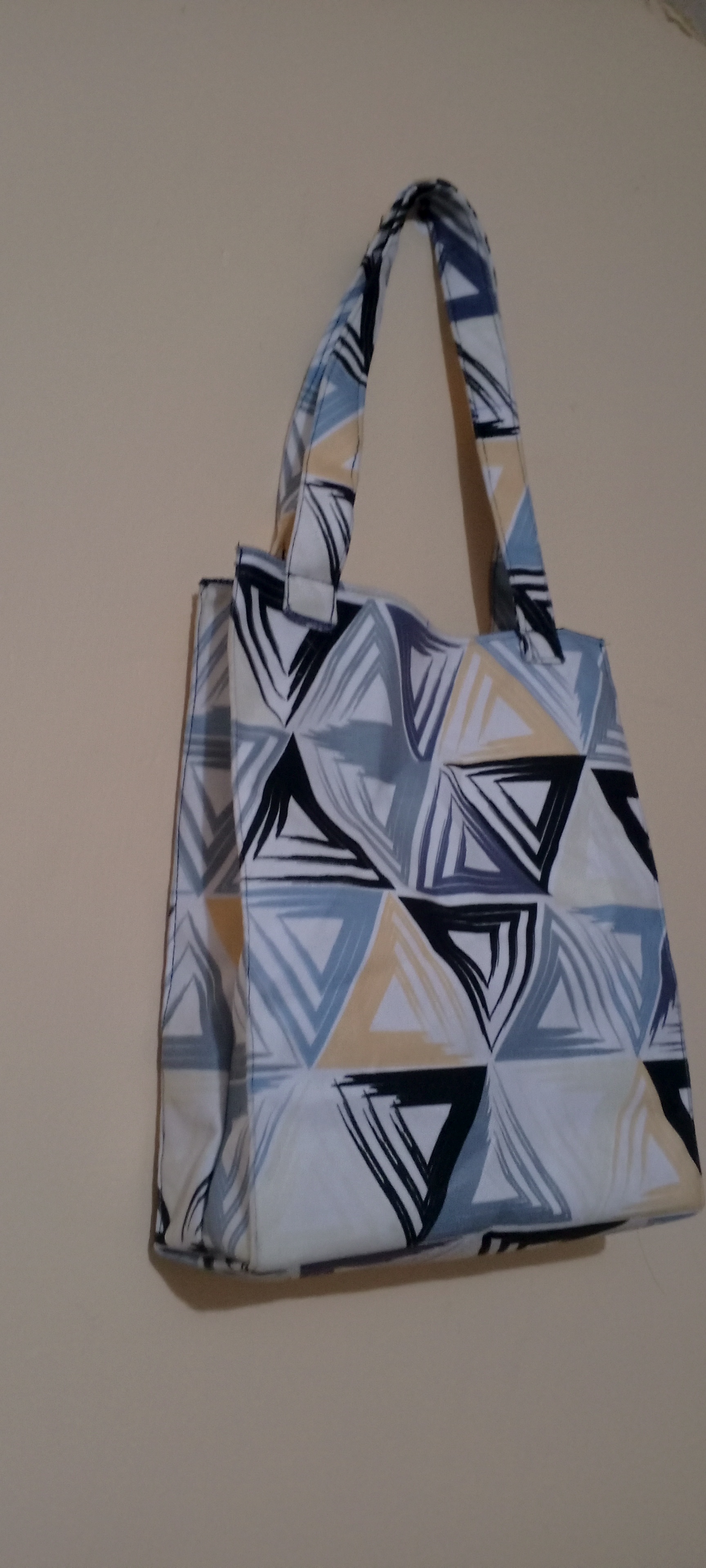 Velvet tote bag