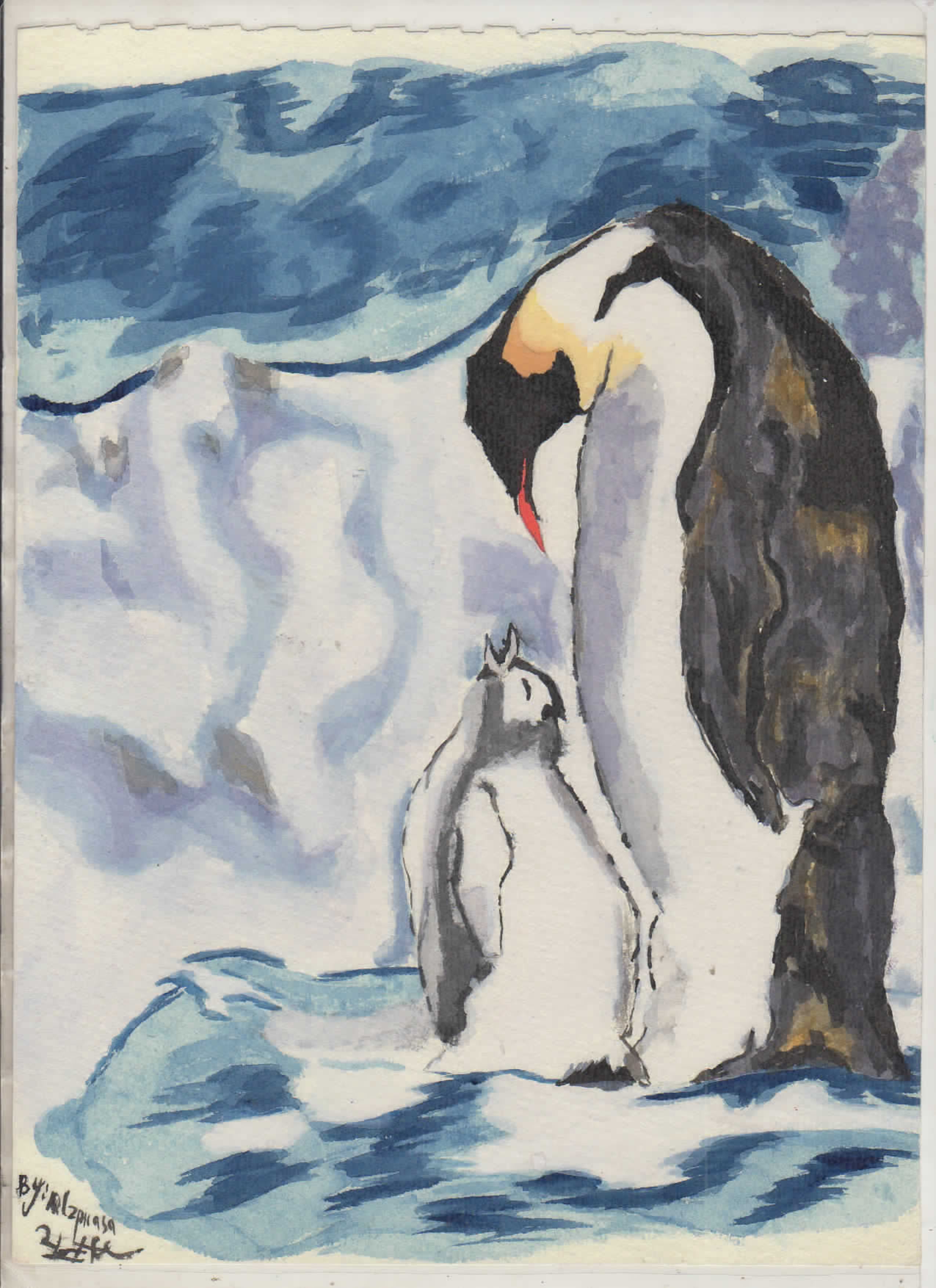 Penguin poster print